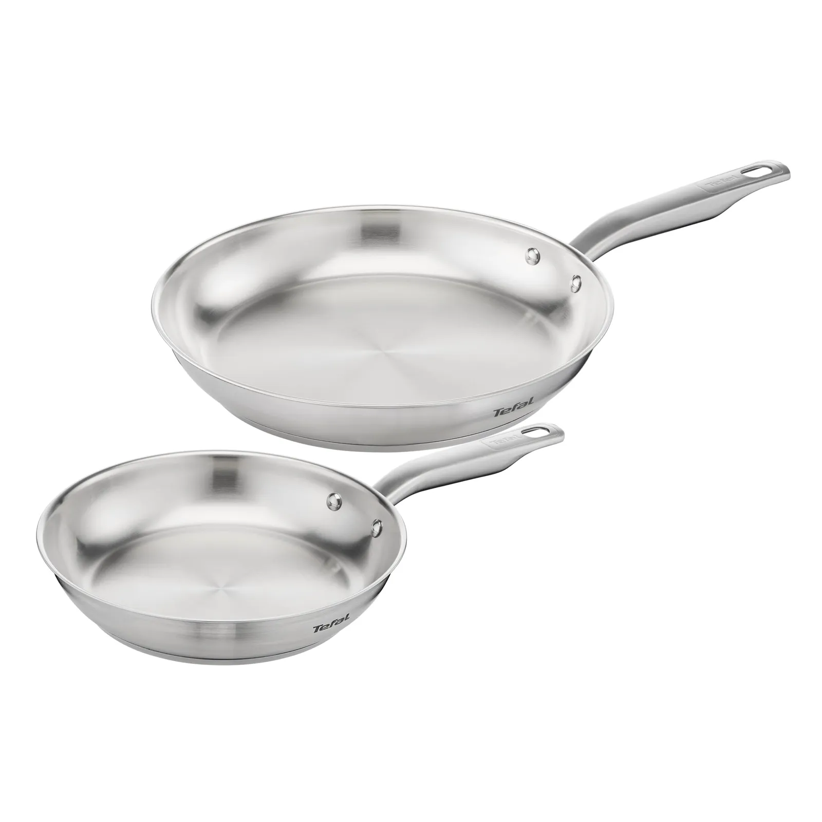 Set Sartenes Tefal Virtuoso Acero Inoxidable 24/28cm