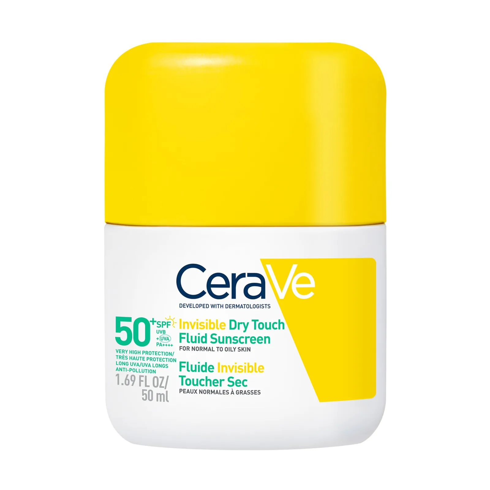 Fluido Protector Solar CeraVe Invisible Oil Control SPF50+ de 50 ml