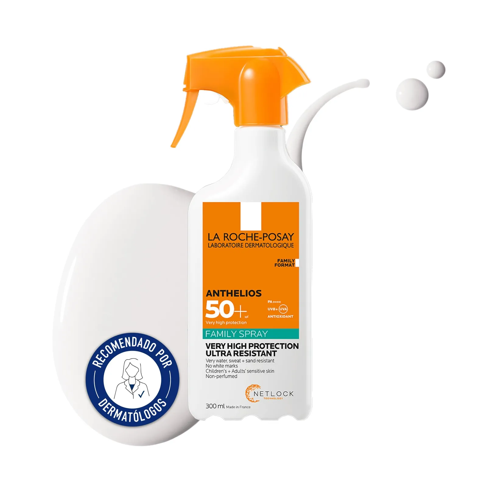 La Roche Posay Anthelios Spray Solar Invisible SPF50+ 300 ml para Familia