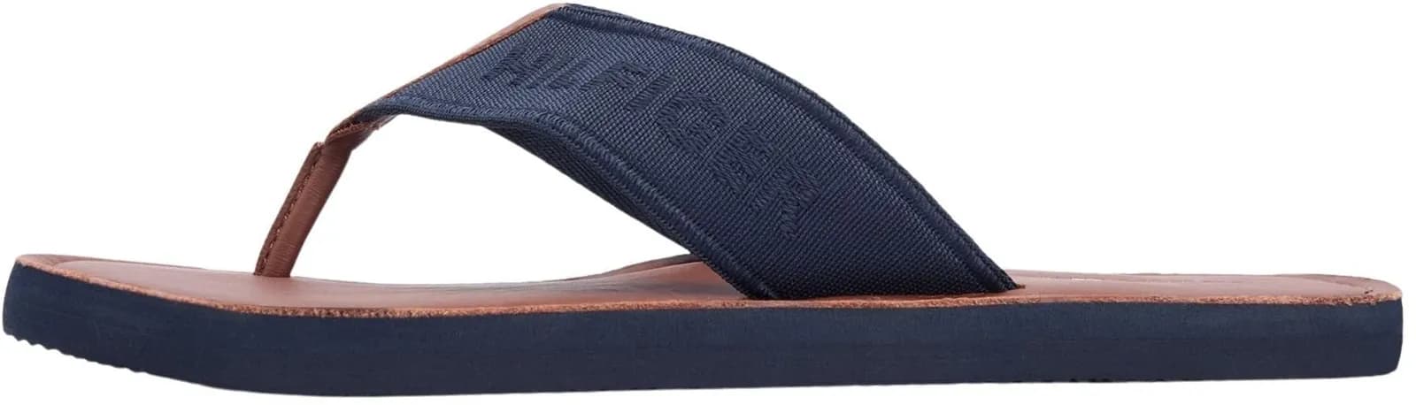 Sandalias Tommy Hilfiger FM0FM05808 de cuero para hombre, azul (Desert Sky), 9 (varias tallas)