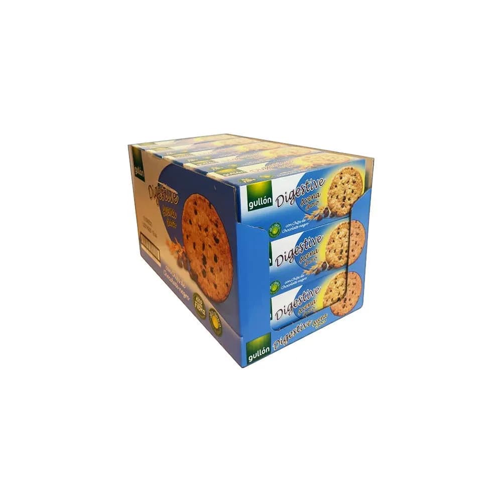 Gullón Galleta Avena Chocolate Digestive 425g - Pack 15 Unidades