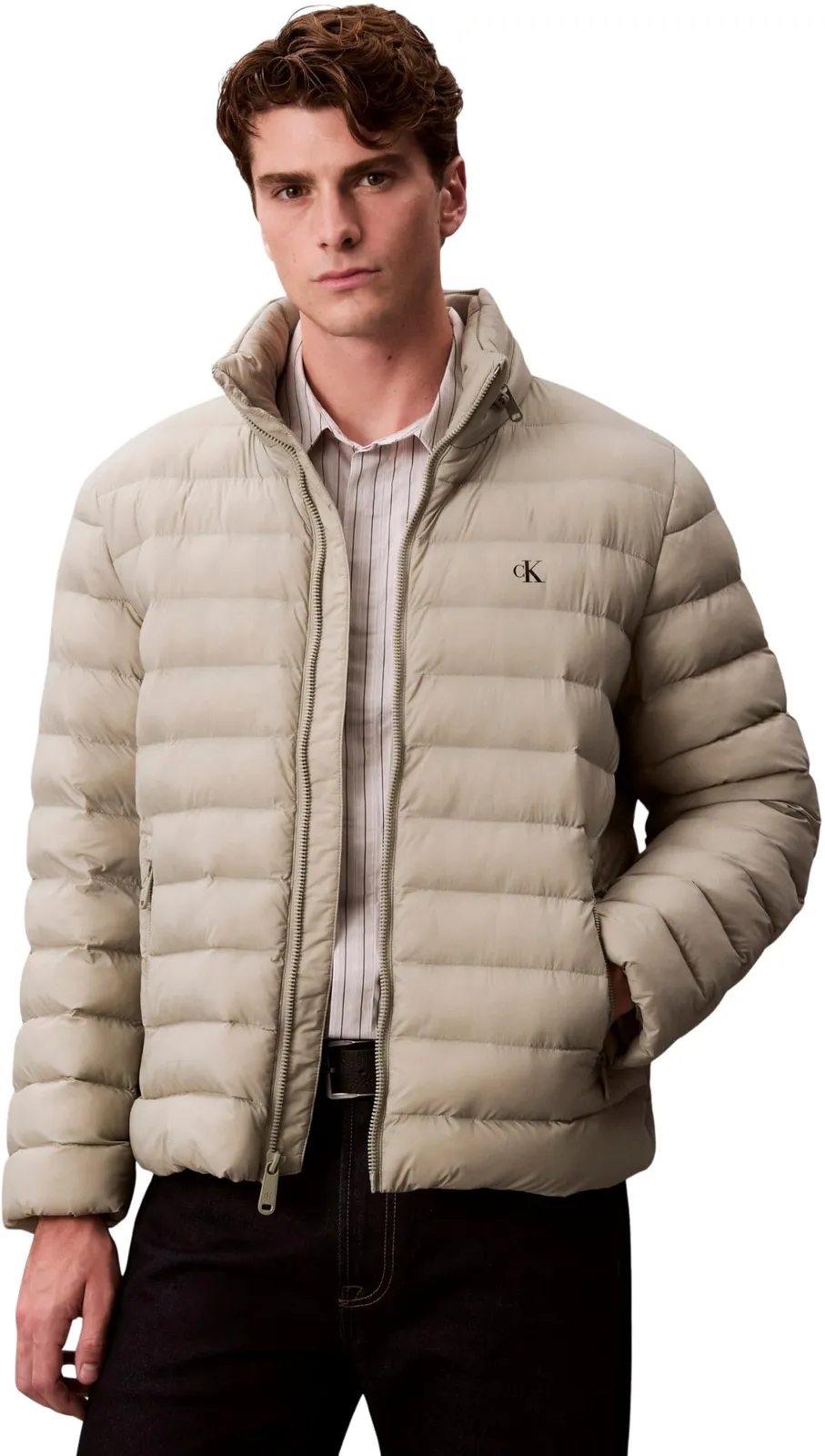 Calvin Klein Cazadora Acolchada Nylon con Capucha Hombre