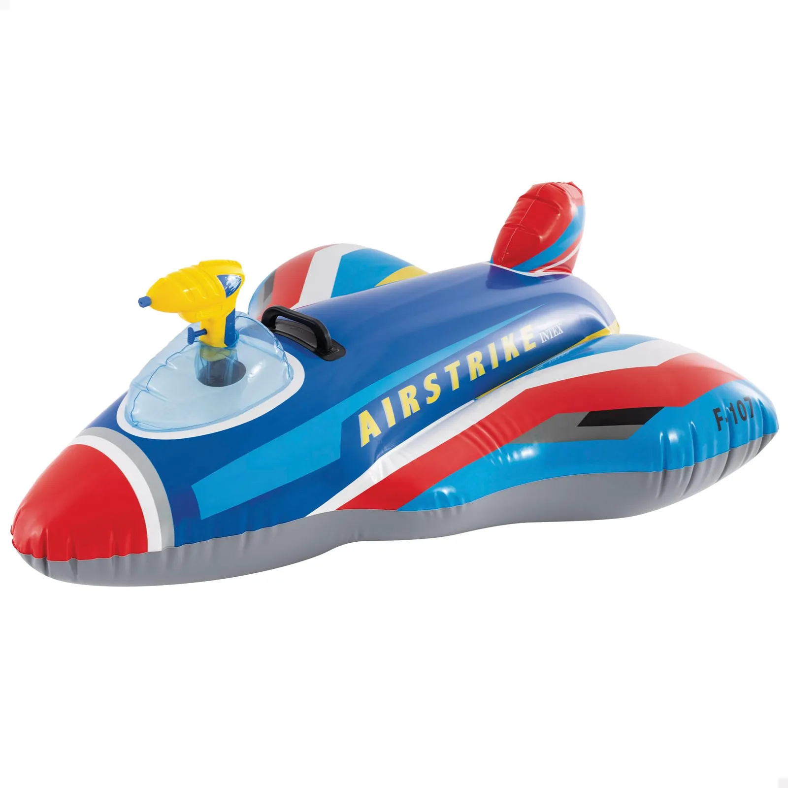 Avión Hinchable Intex con Pistola de Agua 117x104 cm