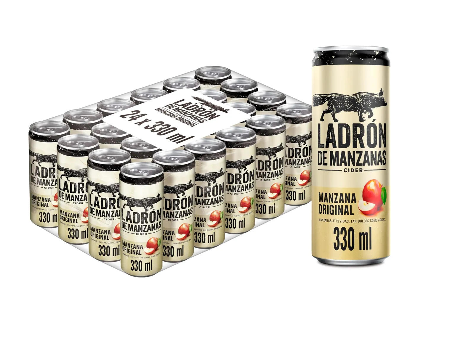 Ladrón de Manzanas Cider Pack de 24 Latas de 33cl