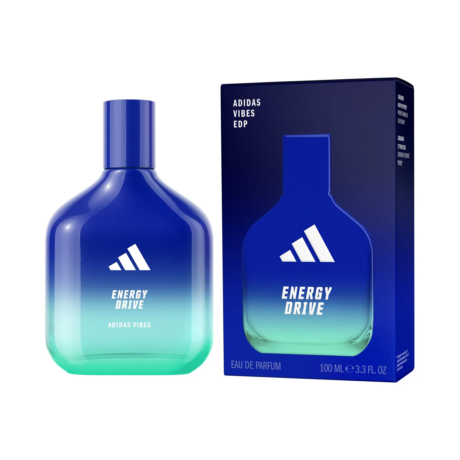 Eau de Parfum Adidas Vibes Energy Drive en formato de 100 ml