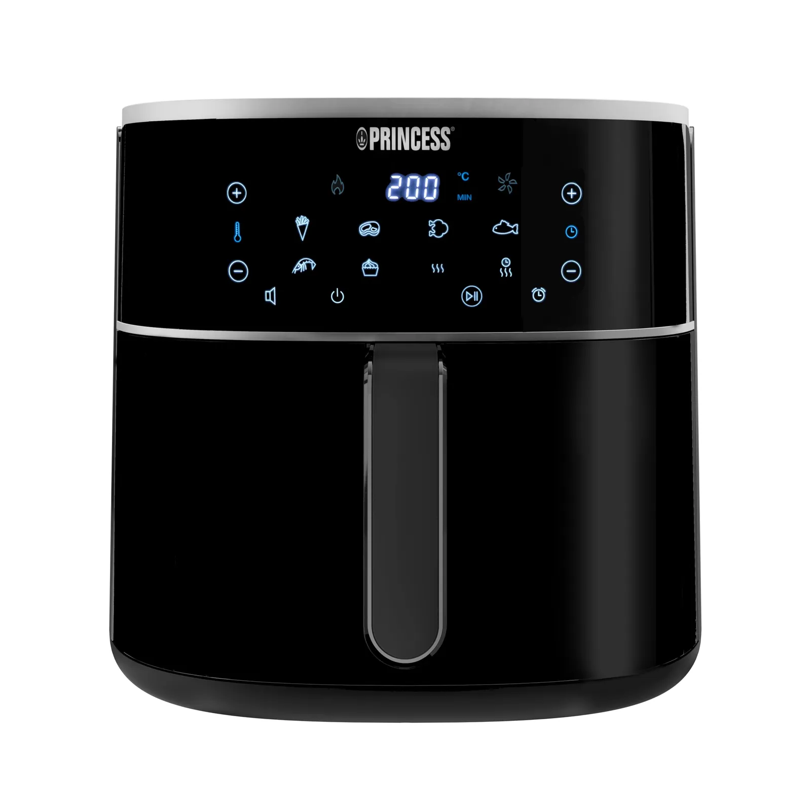 Princess Freidora de Aire Digital 8 L con 6 Programas Preestablecidos