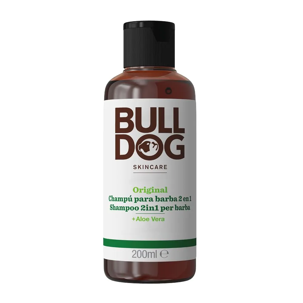 Bulldog Original: Champú y Acondicionador de Barba 2 en 1 (200 ml)