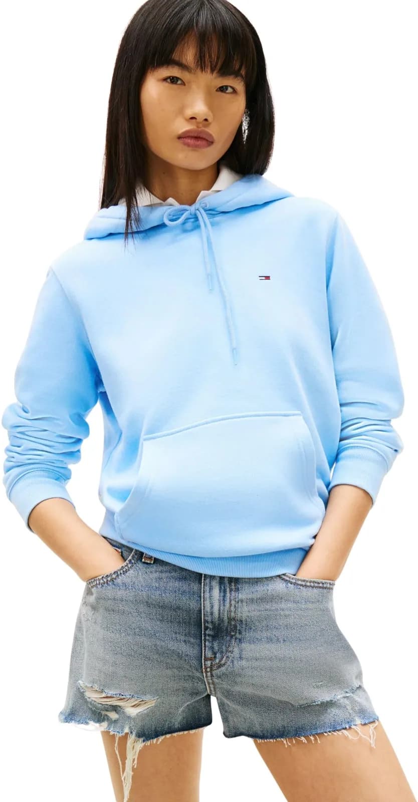 Tommy Jeans Sudadera Mujer Flag Regular Fit (varias tallas)