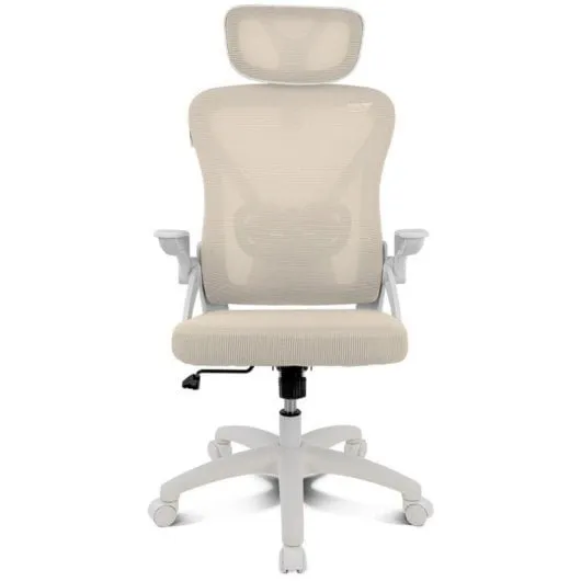 Silla Ergonómica Drift DRAIR35 Beige con Malla Transpirable