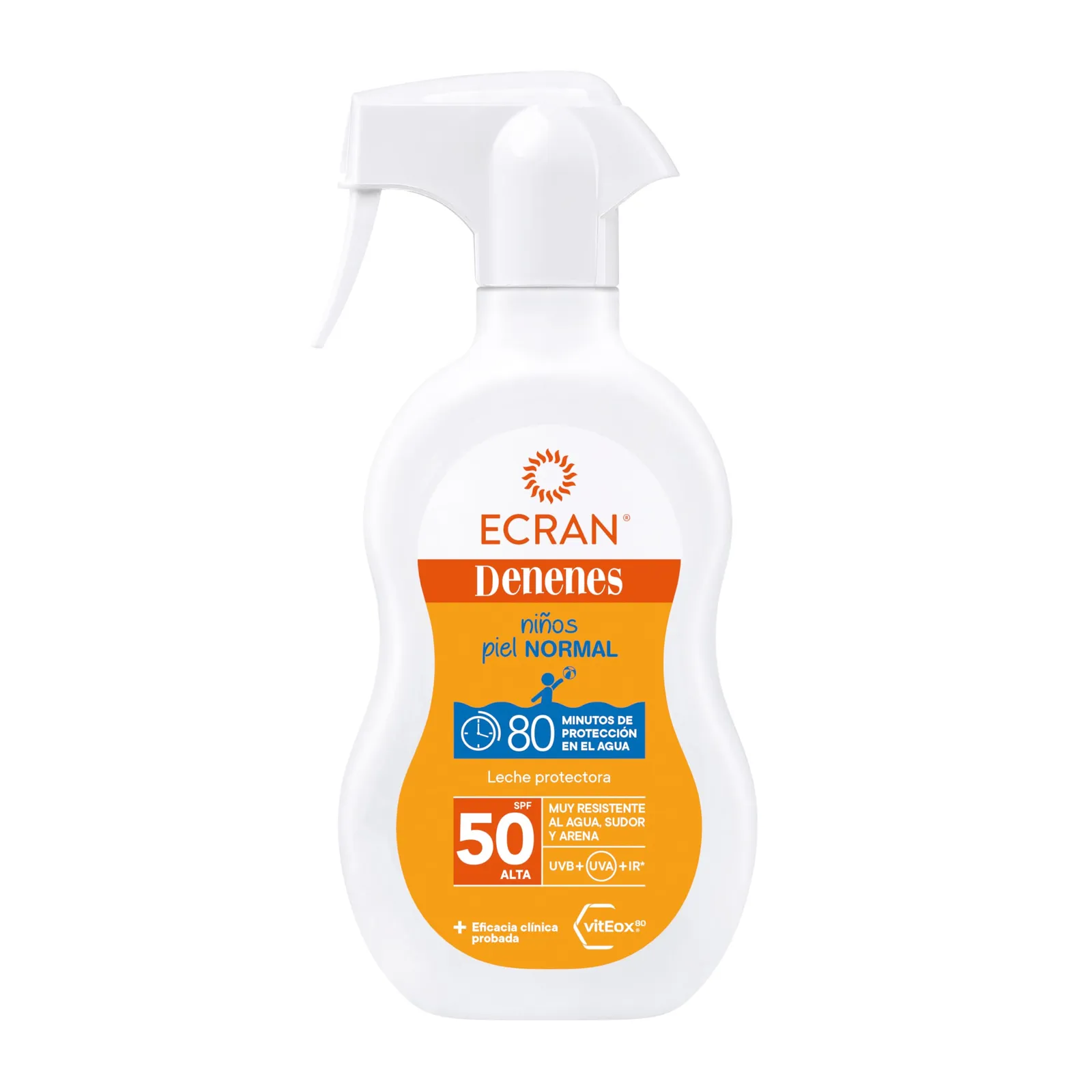 Pack 2x Leche Solar Infantil FPS 50+ Spray Ecran Denenes Niños
