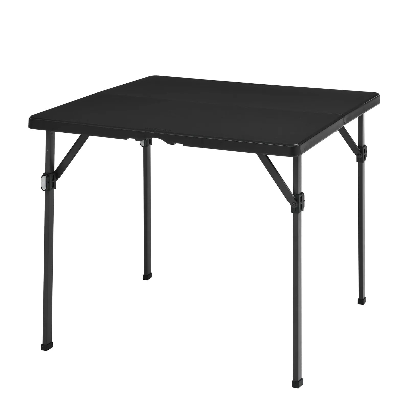 Amazon Basics Mesa Plegable Cuadrada 86.1x86.1x74 cm Negra