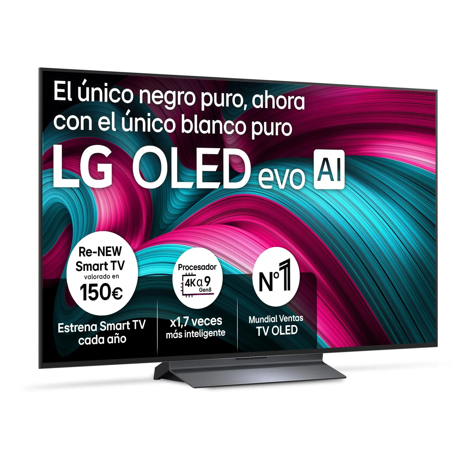 Smart TV LG OLED evo C5 de 48 pulgadas 4K (OLED48C57LA)