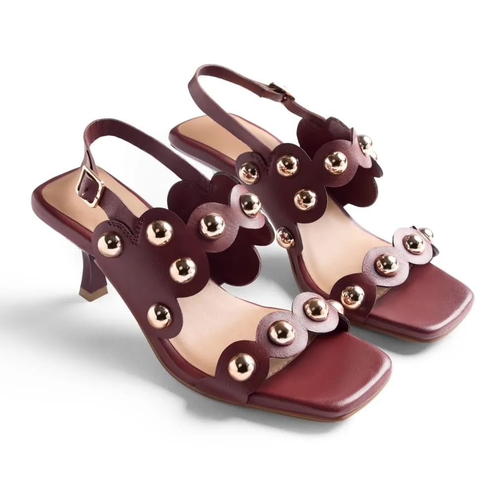 Sandalias Gioseppo Kakuma Mujer Burdeos Talla 35-40