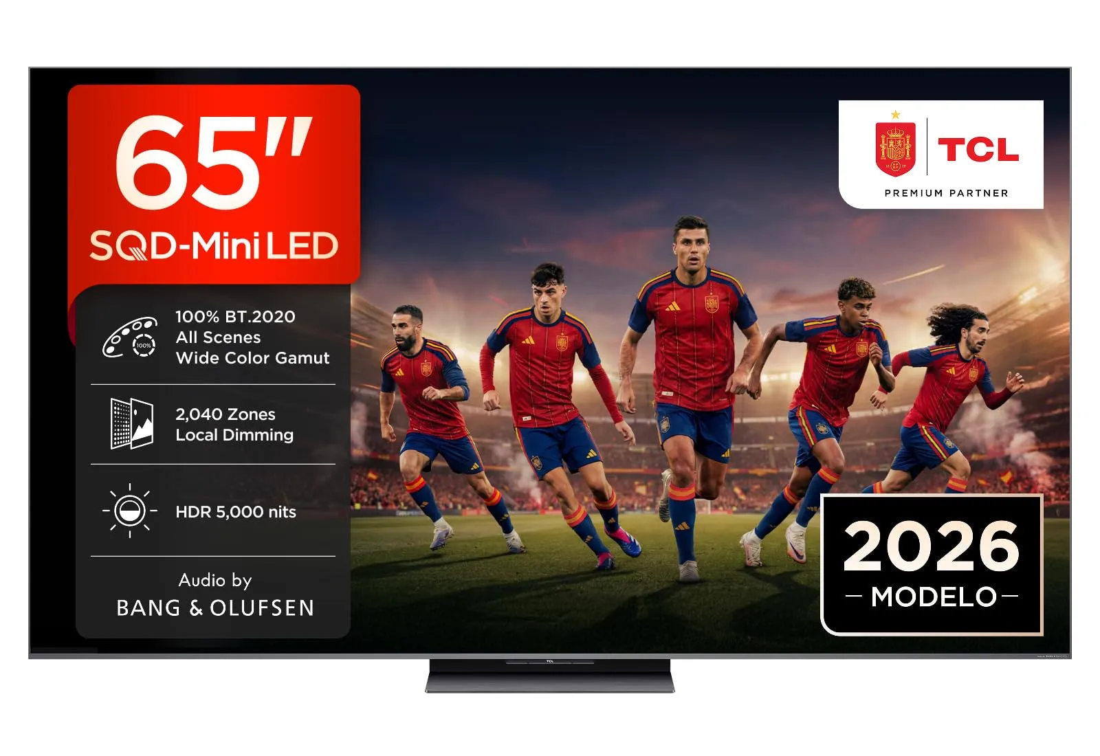 TCL 65C8L 65" Mini LED 4K HDR10+ Smart TV 5000 Nits