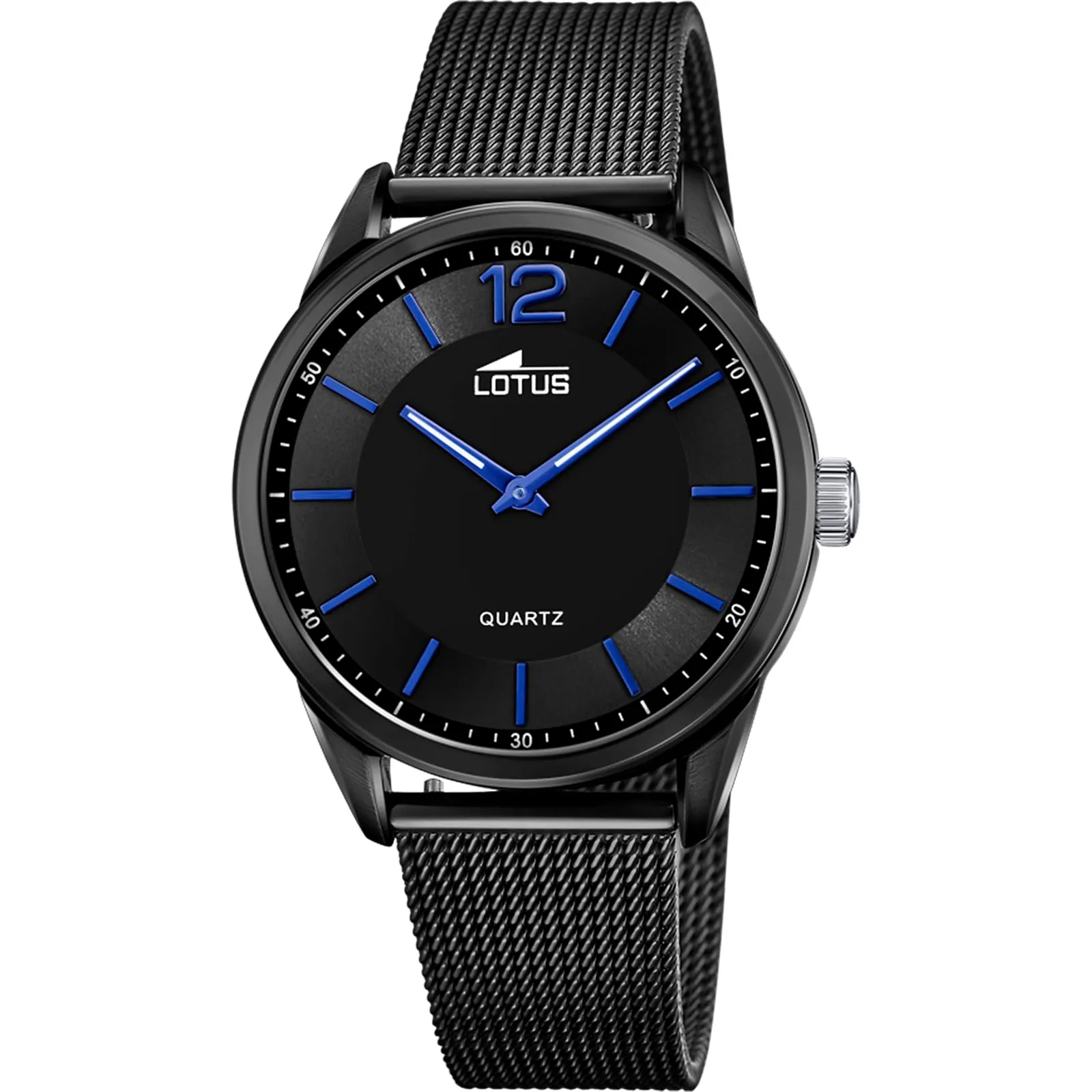 Reloj Lotus Hombre Analógico Acero Inoxidable Negro