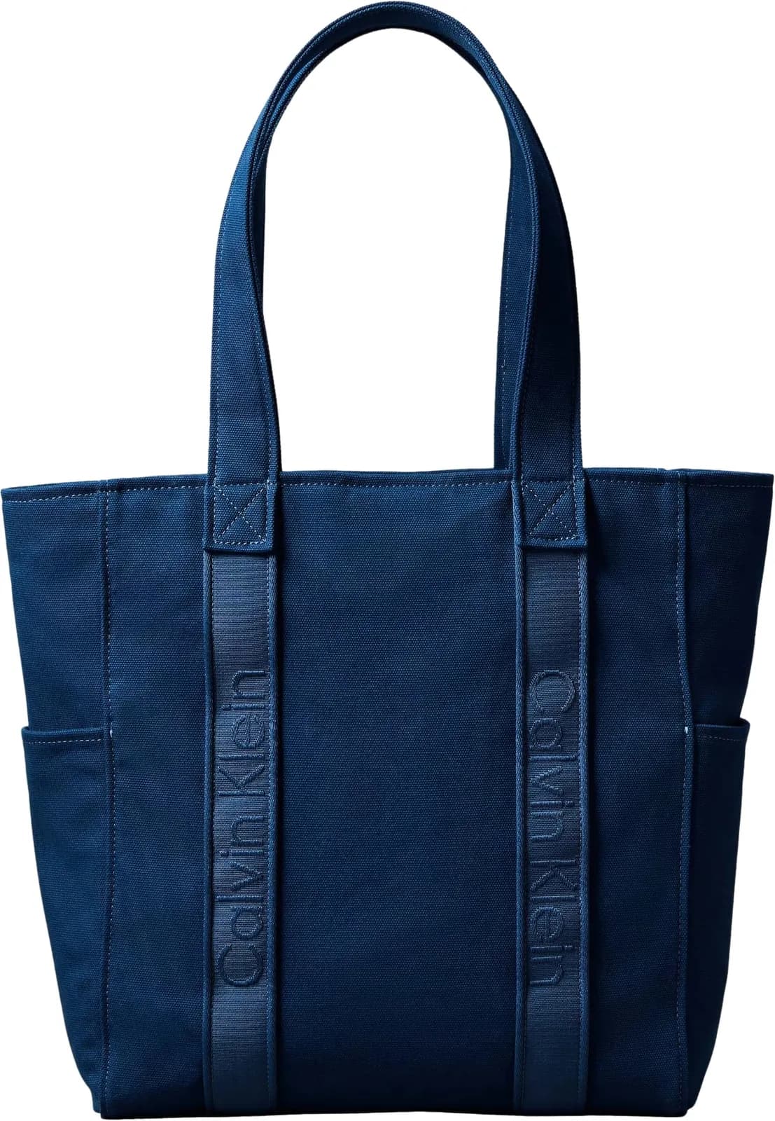 Bolso Tote Calvin Klein Webbing Strap Mujer Azul