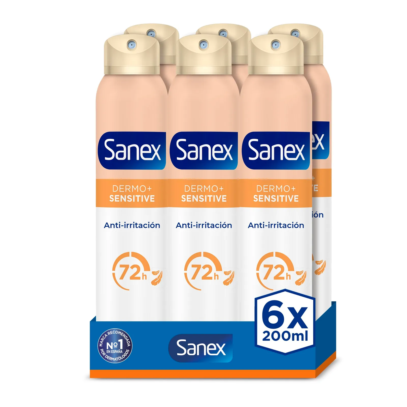 Pack 12x200ml Sanex Dermo Sensitive Desodorante Spray