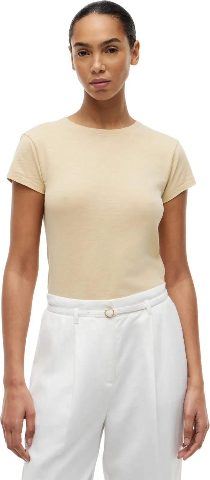 Camiseta Tommy Hilfiger de Algodón para Mujer, Corte Slim