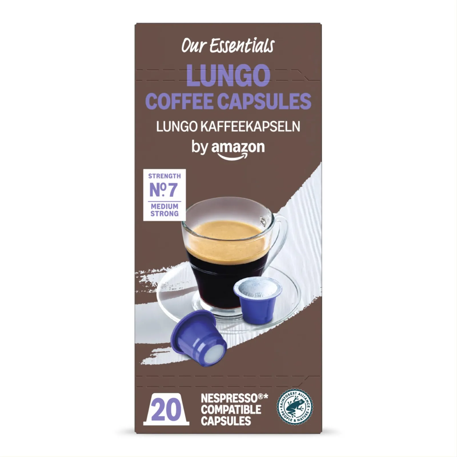 20 Cápsulas Café Lungo Amazon Compatibles Nespresso