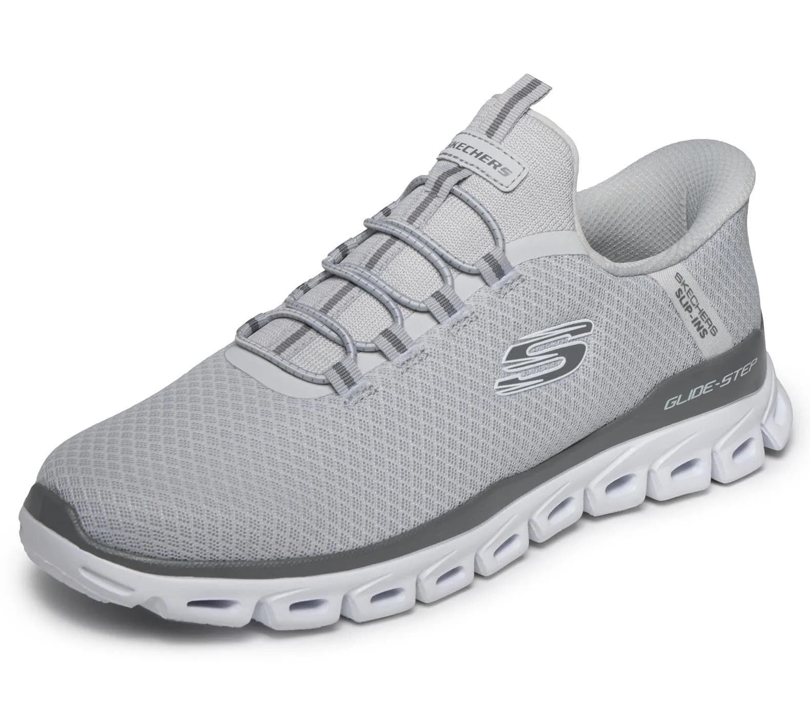 Skechers Glide-Step NOXUS Tenis Hombre Gris Claro (varias tallas)