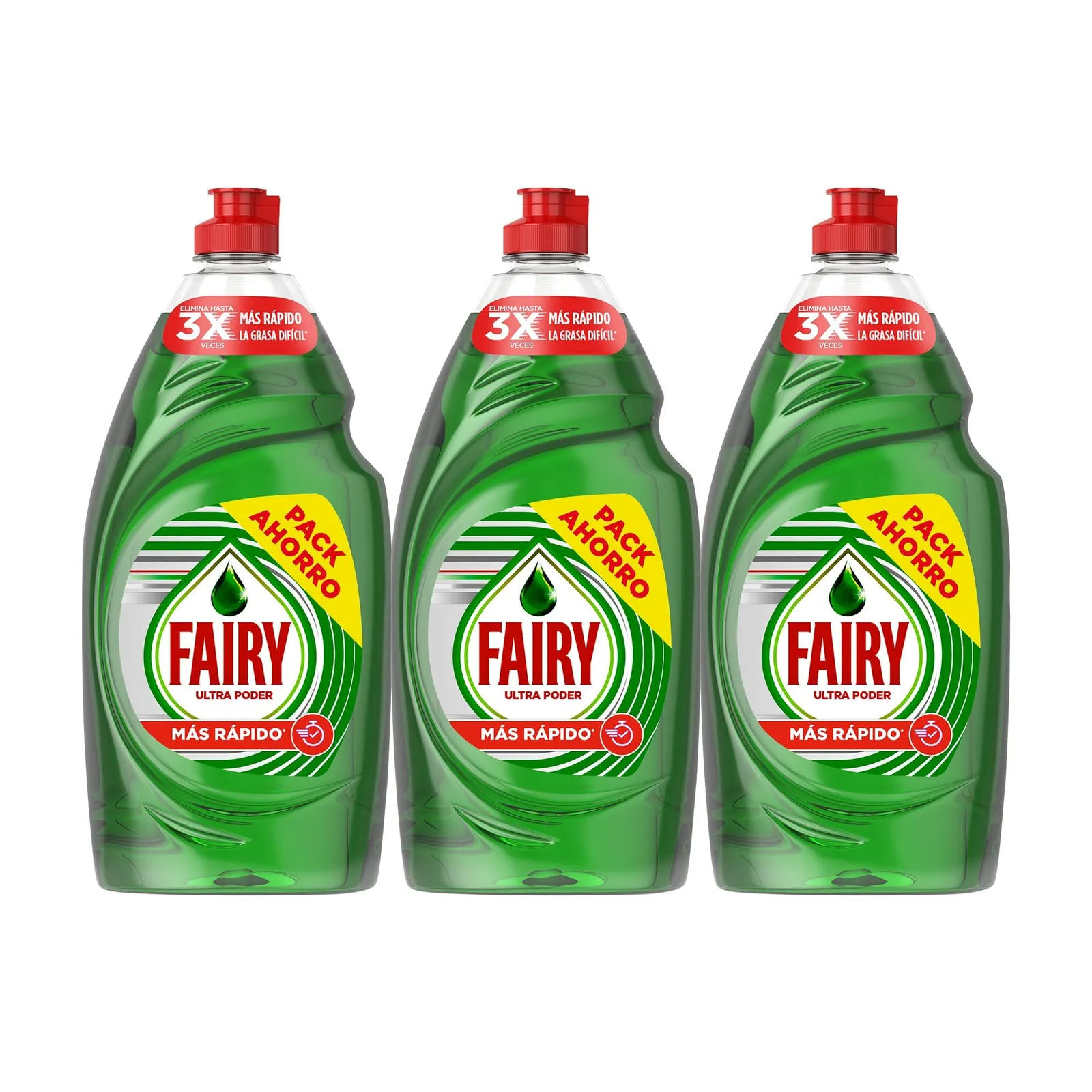 Pack de 3 botellas de lavavajillas Fairy Ultra Poder Original (3x900ml)