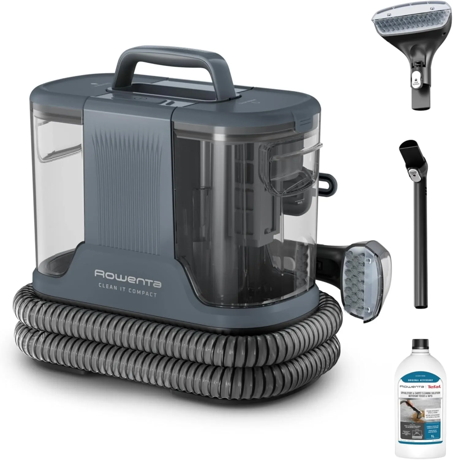 Aspirador tapicerías Rowenta Clean It Compact