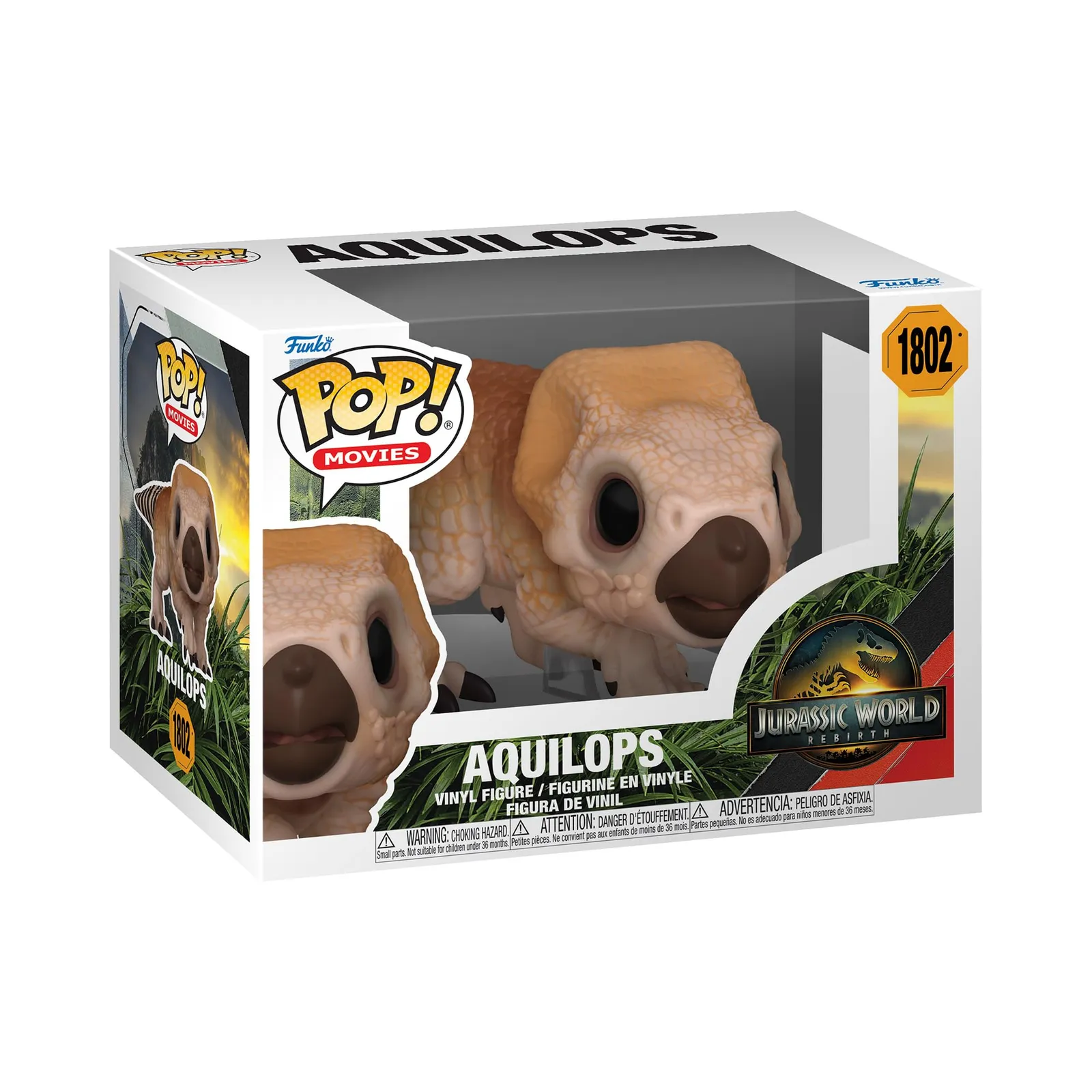 Figura Funko Pop! Aquilops de la colección Jurassic World Rebirth