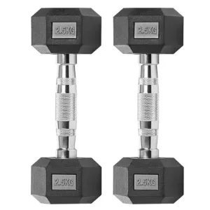2x Mancuernas hexagonales Jowy 2,5kg