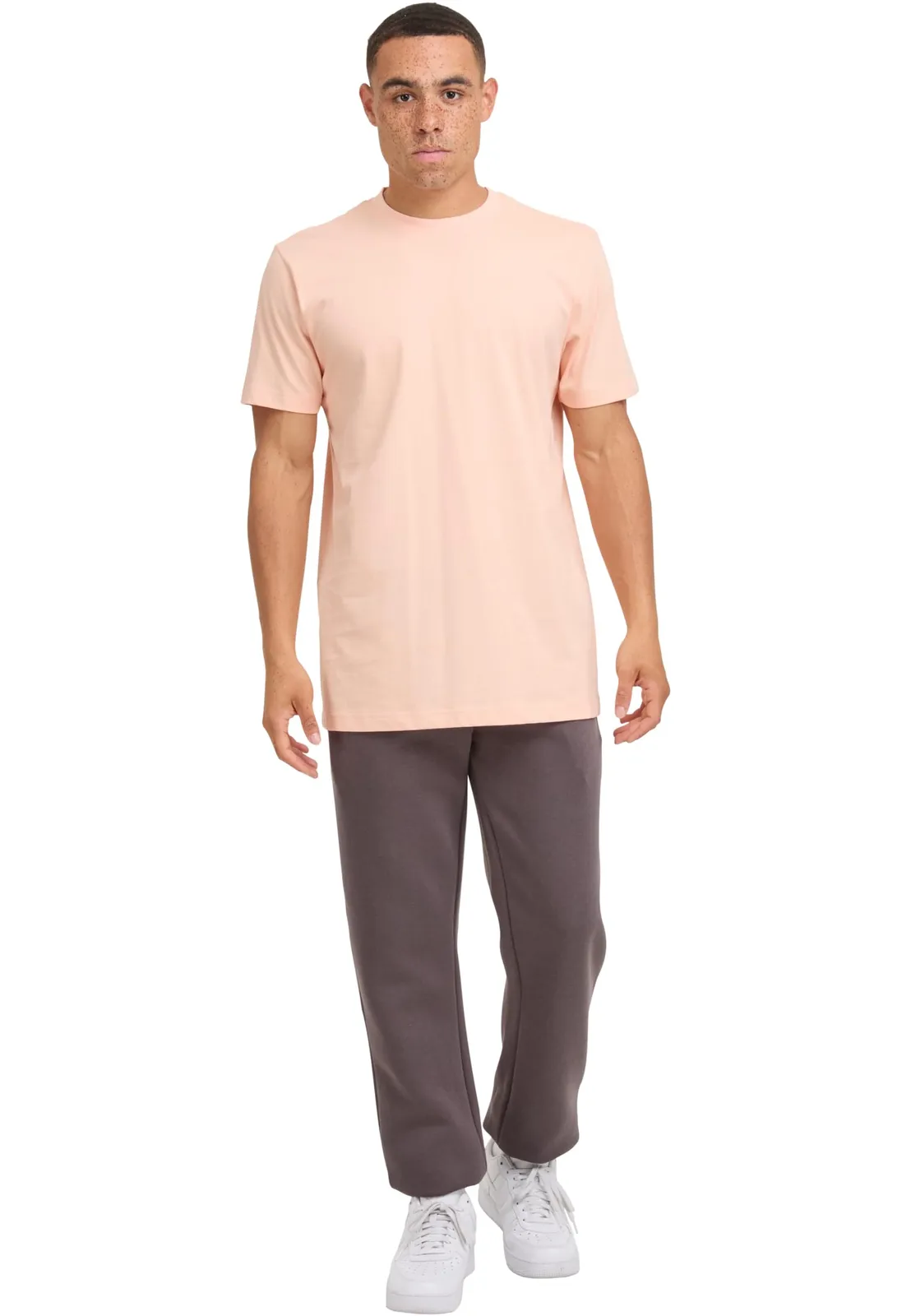 Urban Classics Camiseta básica Algodón Hombre Cuello Redondo Tallas S-5XL Softapricot (varias tallas)