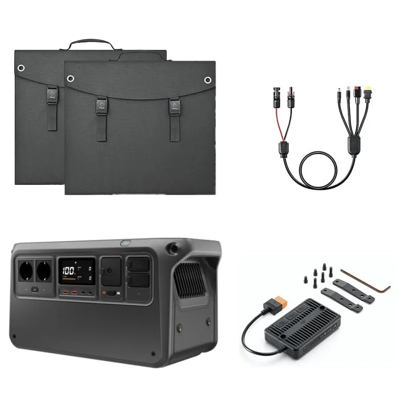 Estación de Energía Portátil DJI Power 1000 V2 (1024 Wh, 2x Panel Solar 200W)