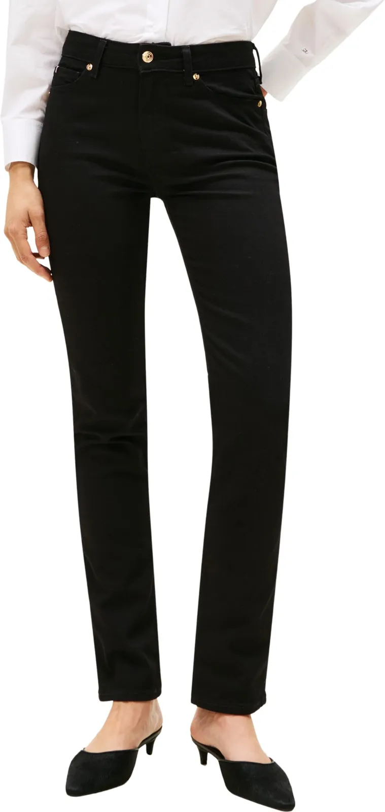 Vaqueros Tommy Hilfiger Slim Talle Medio Mujer