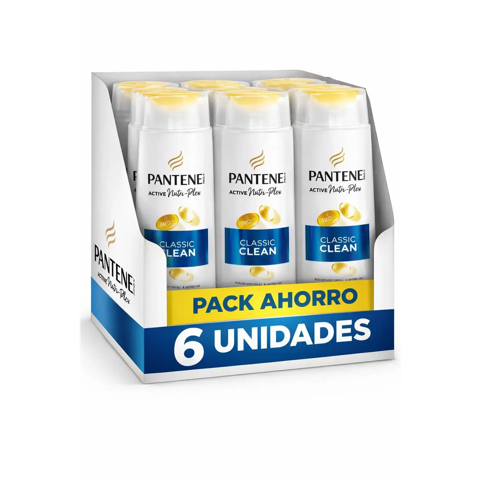 Pack 6x Champú Pantene Pro-V Classic Clean