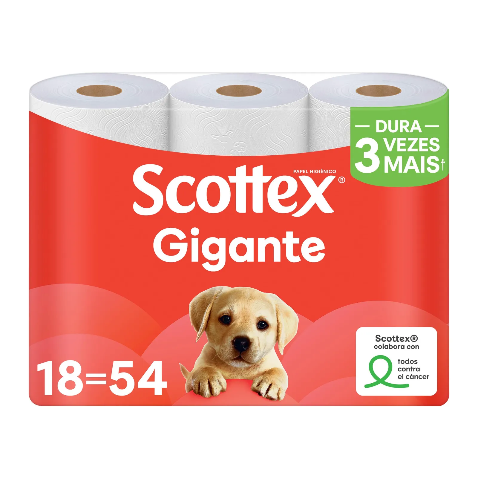 Scottex Gigante Seco: Pack de 36 Rollos de Papel Higiénico