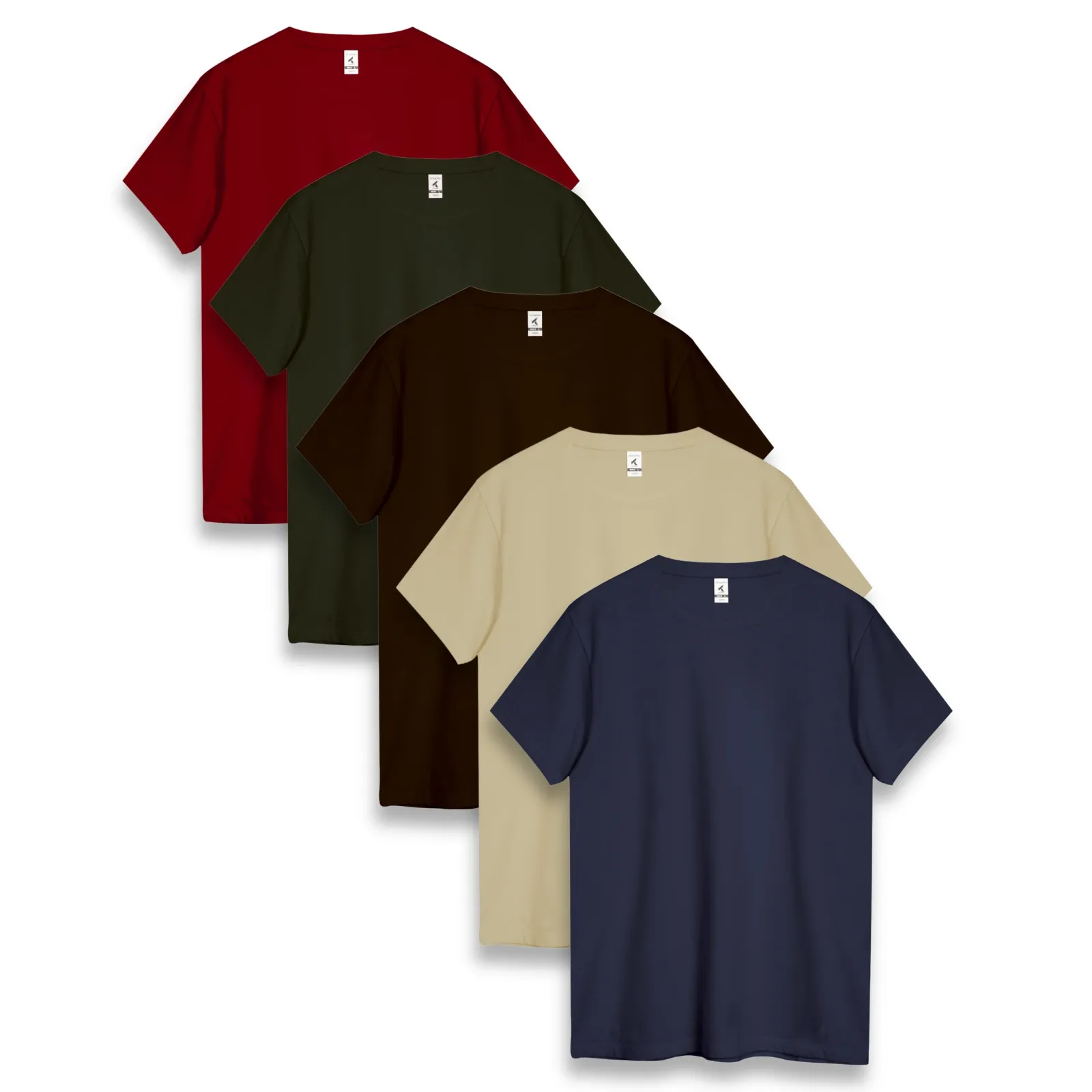 Pack 5 Camisetas Texking Sintra Algodón Manga Corta Unisex (varias tallas)