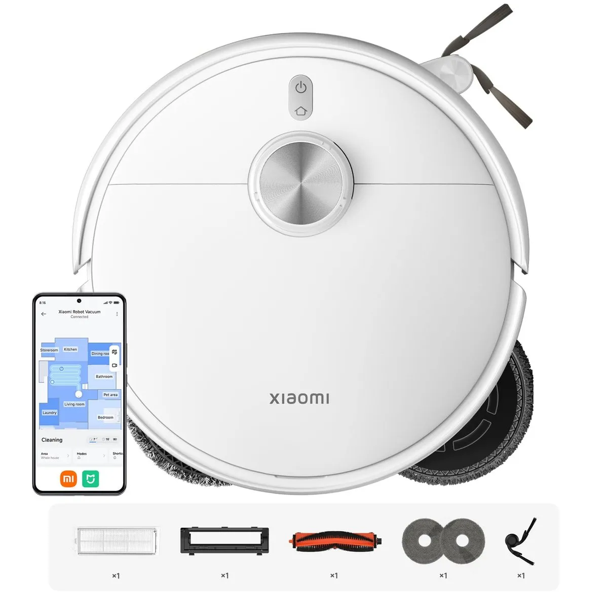Robot Aspirador Xiaomi S40 Pro con Fregado y Brazos Extensibles