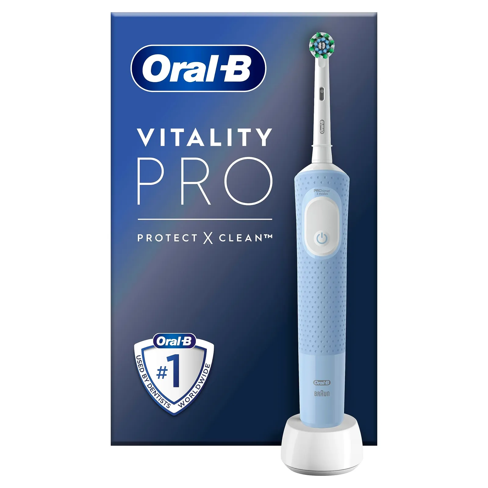 Pack 2 Cepillos Eléctricos Oral-B Vitality Pro Azul