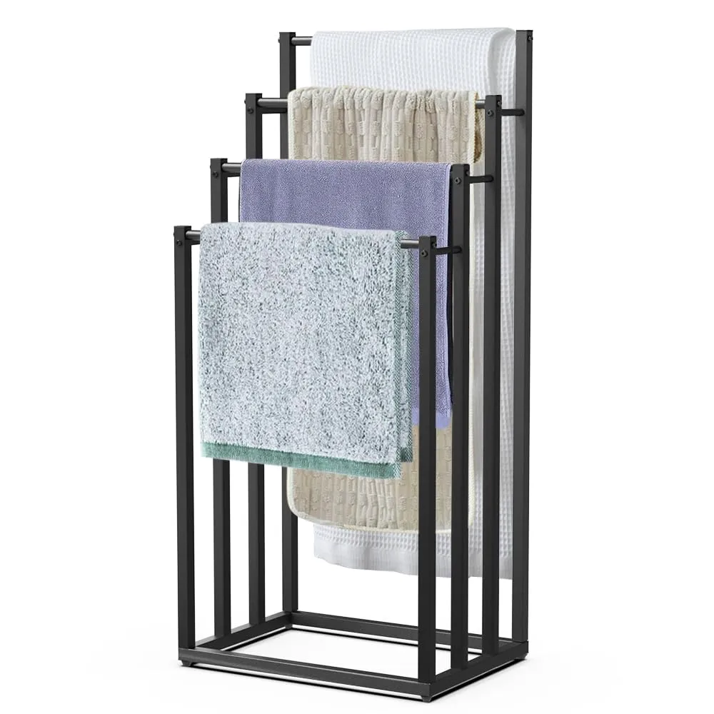 Toallero de pie VOUNOT 4 niveles 45x33x101 cm