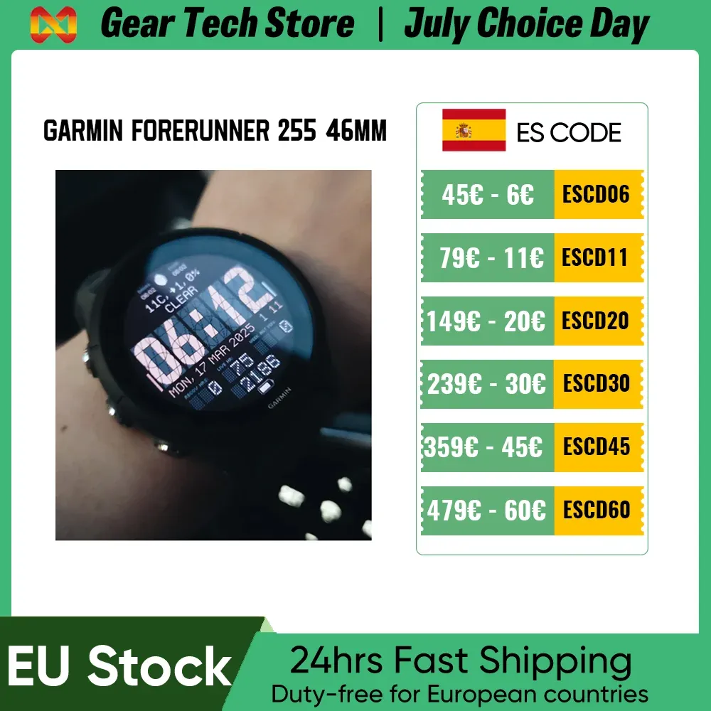 Garmin Forerunner 255 46mm GPS (Envío España)