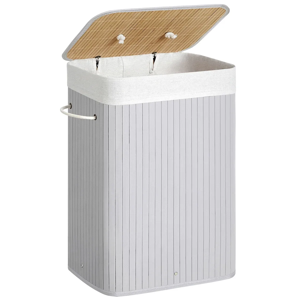 Cesto Ropa Sucia Bambú Songmics 72L