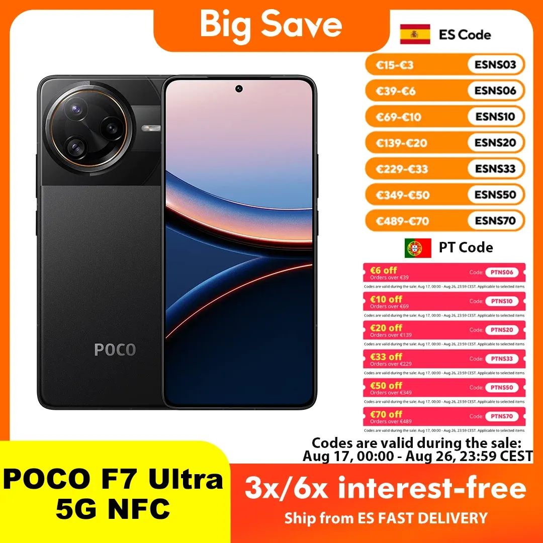 POCO F7 Ultra 12GB 256GB - Snapdragon 8 Elite, camaras mejoradas