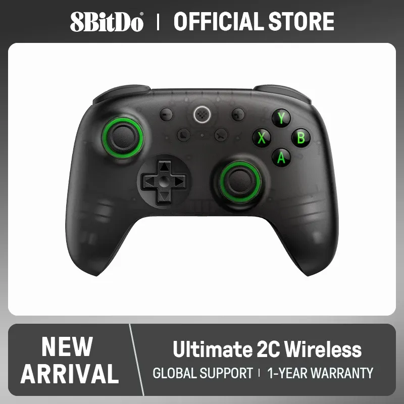 Mando 8BitDo Ultimate 2C Inalámbrico (Hall Effect, 1000Hz, PC/Android)