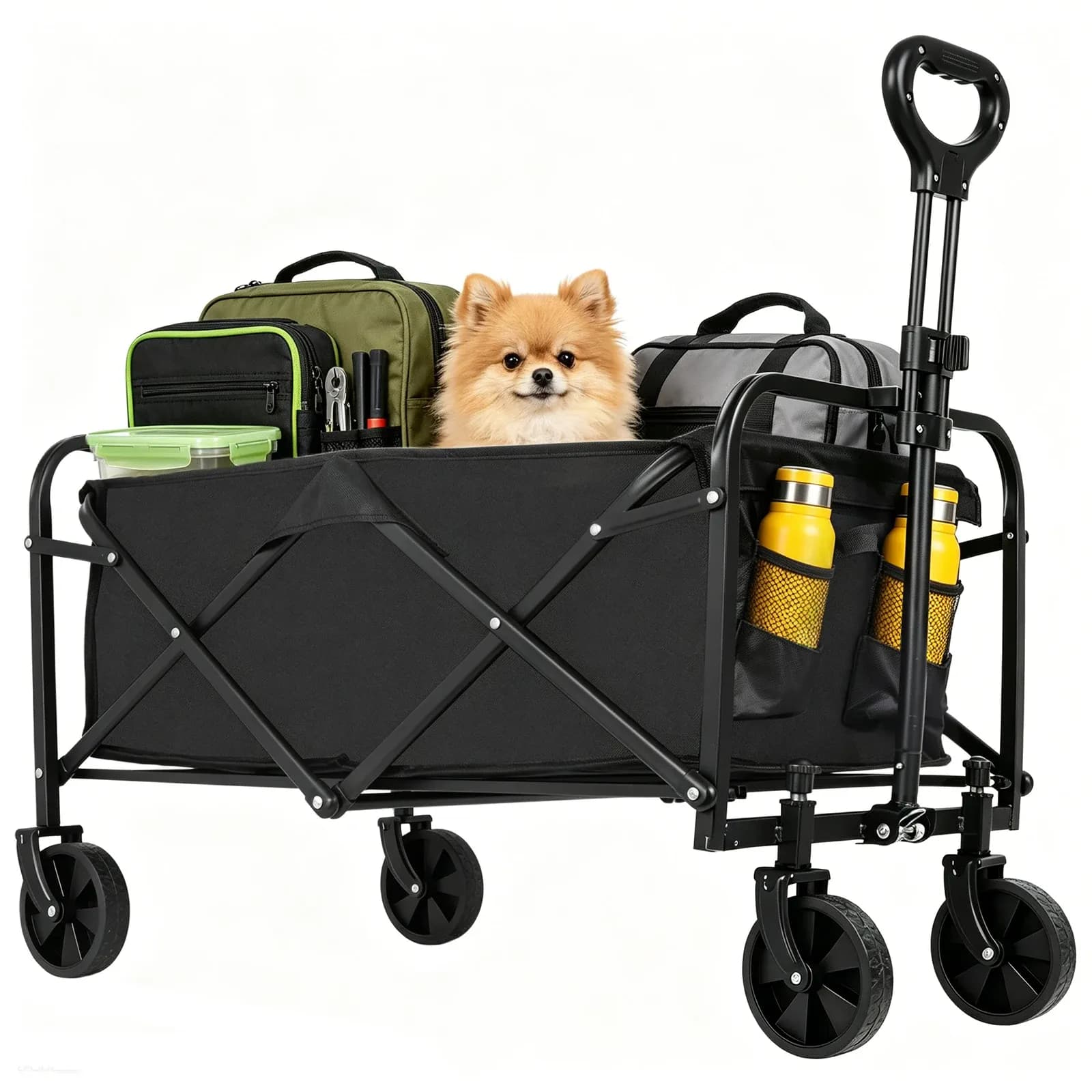 Carreta plegable 100L, 75kg capacidad