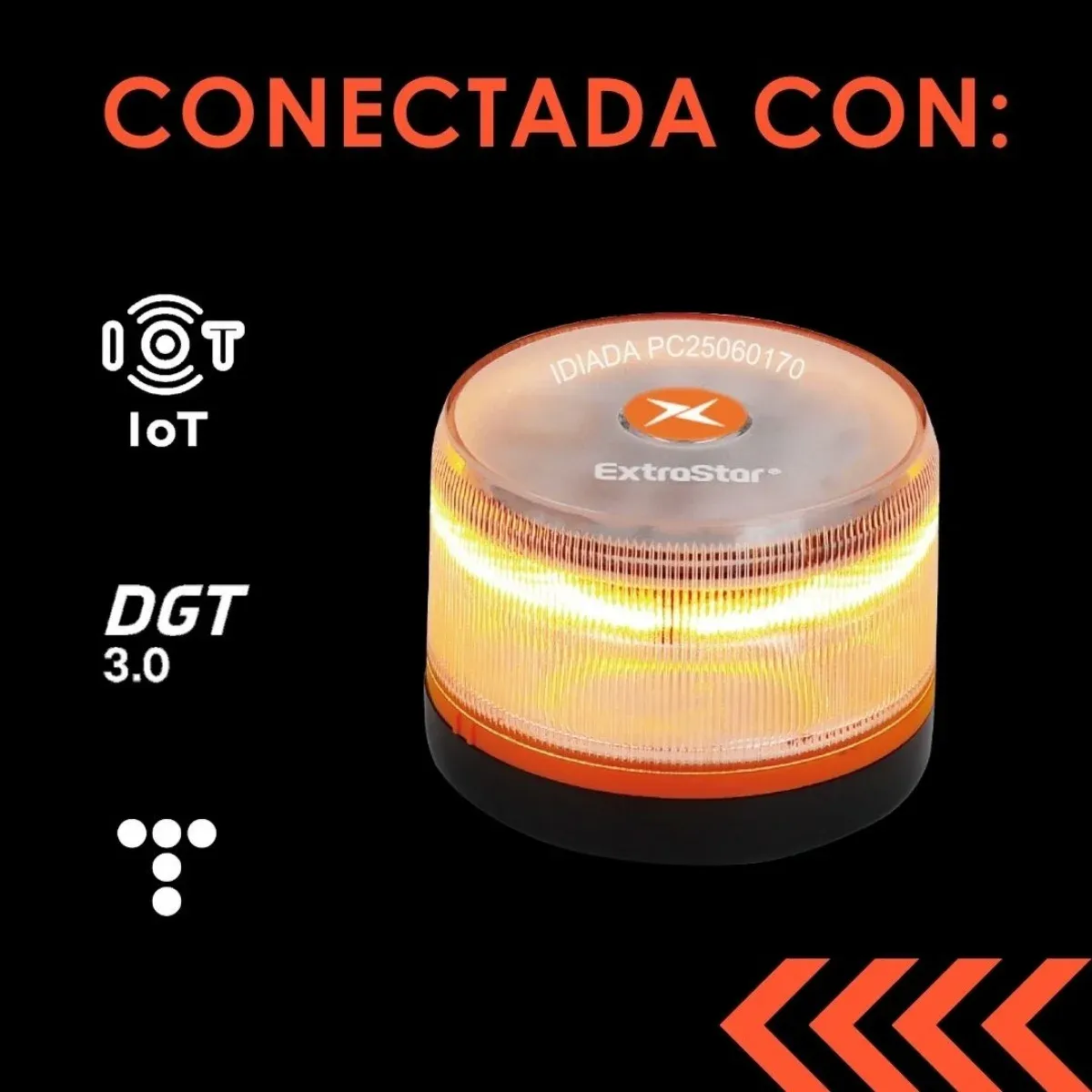 Baliza de Emergencia EXTRASTAR V16 Homologada DGT con SIM y Datos hasta 2038