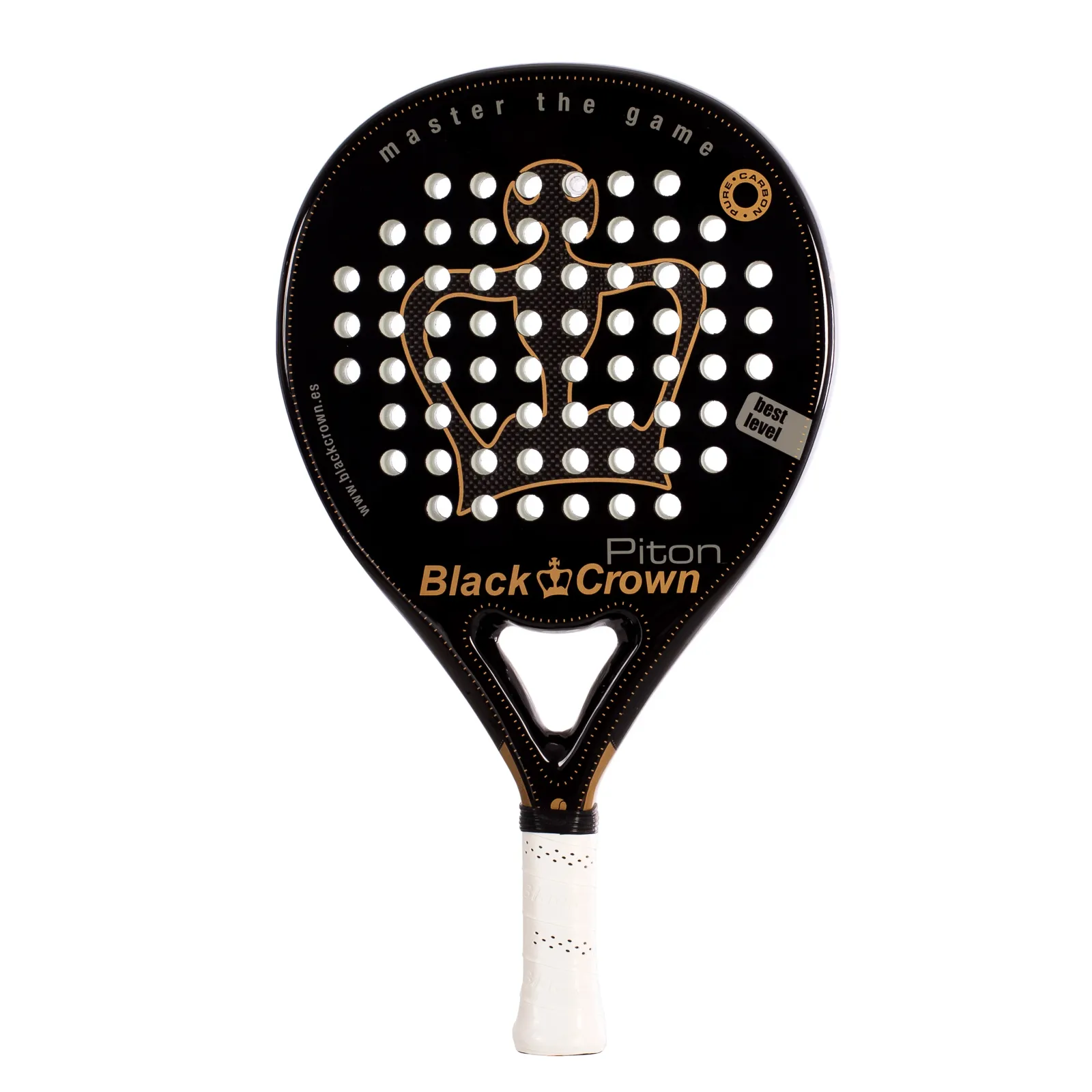 Pala de pádel Black Crown modelo Piton