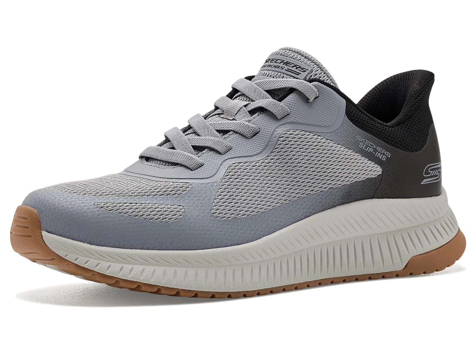 Skechers Bobs Squad 4 Zapatillas Deportivas Hombre Gris Talla 8 (varias tallas)