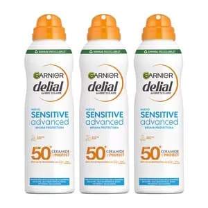 Pack 3x Bruma Solar Garnier Delial Sensitive Advanced IP50+ 150ml