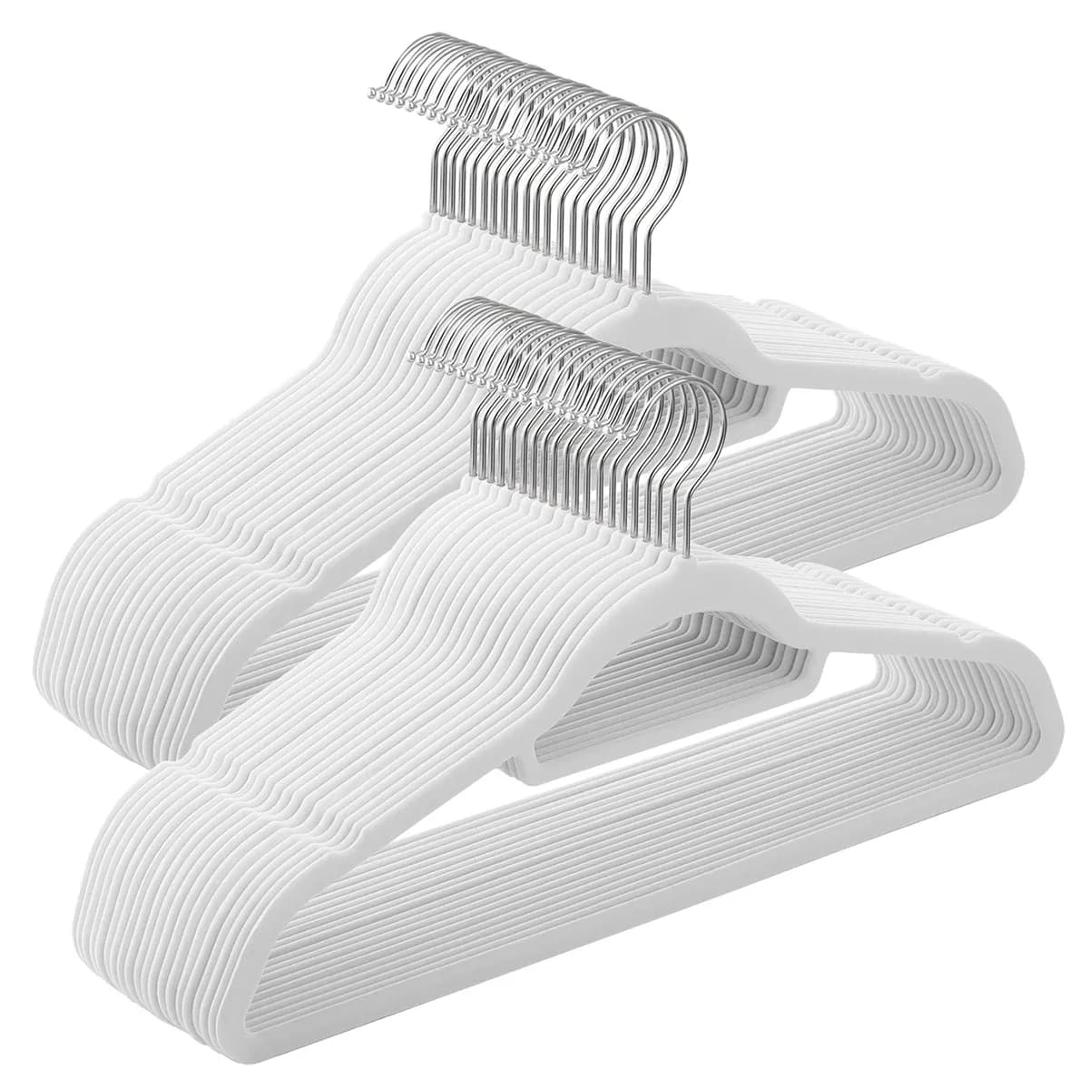 Songmics Perchas de Terciopelo 50 Unidades
