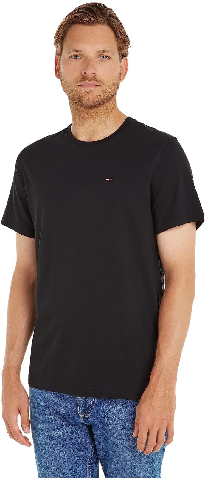 Camiseta Tommy Jeans Slim Fit Manga Corta Algodón Orgánico (varias tallas)