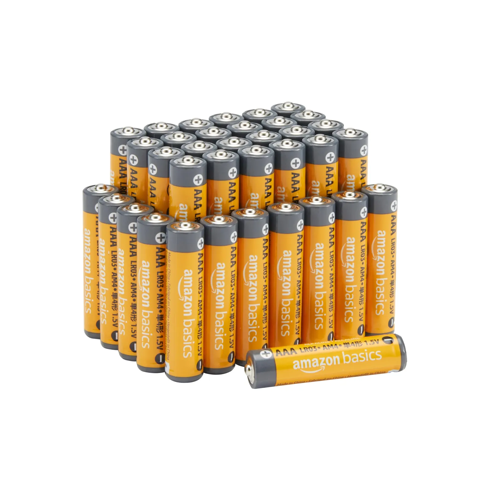 Amazon Basics Pilas Alcalinas AAA Alto Rendimiento (36 unidades)