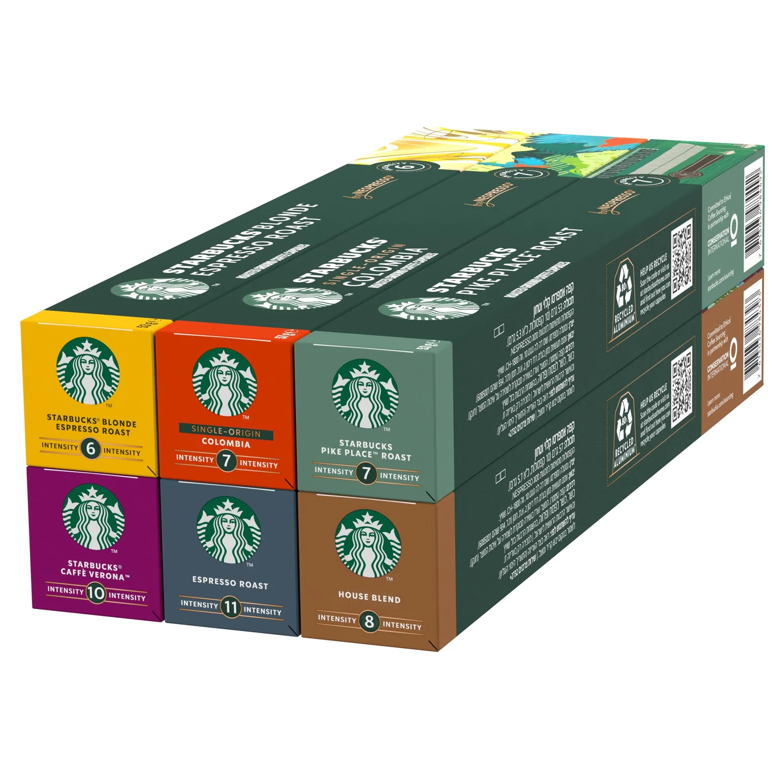 60 Cápsulas de café STARBUCKS (varias intensidades)